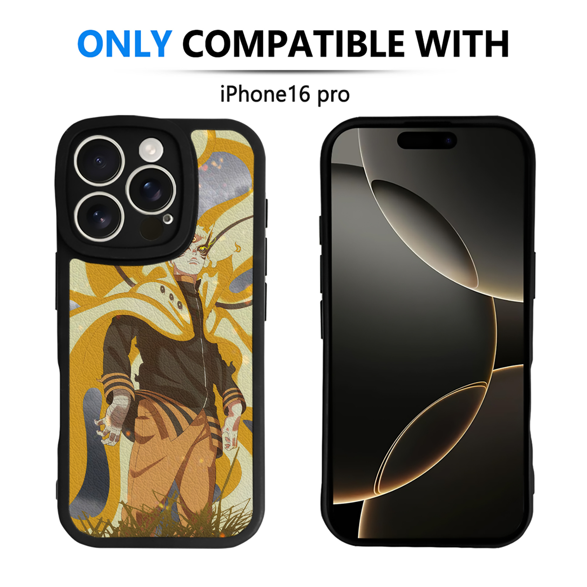 （画像用） NARUTO -ナルト- NARUTO -ナルト- 疾風伝 【iPhone 16シリーズ対応】シリコンスマホケース（レザー調） 材質：シリコン